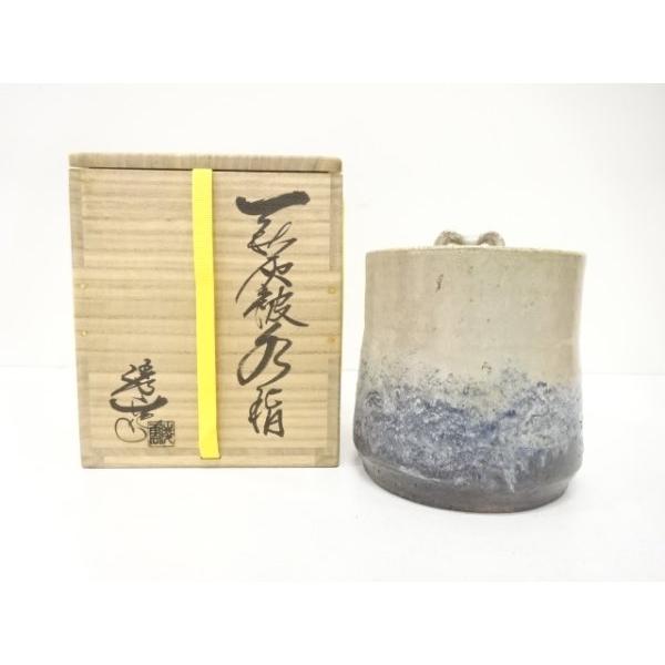 ys7561597; 宗sou 萩焼 小久保凌雲造 灰被 水指【道】 : お茶道具