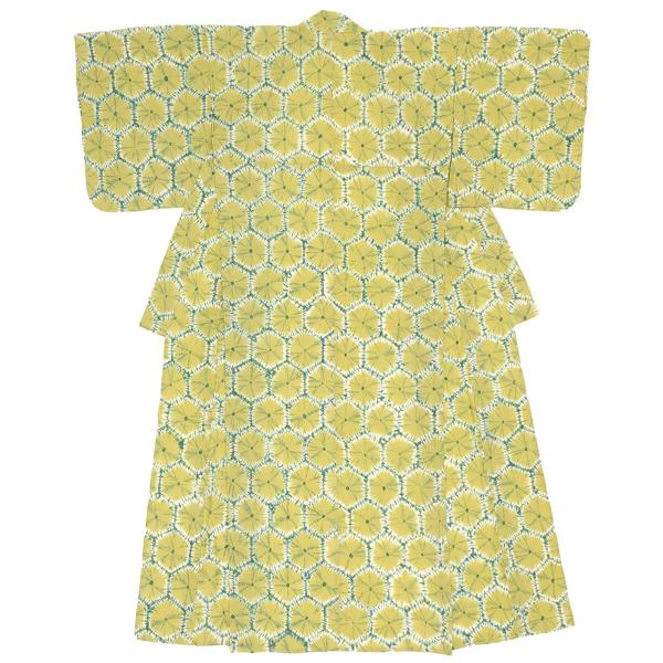 美品！有松鳴海絞り　有松絞り　レディース浴衣単品　オトナ女子 soubien_hky566m-6251