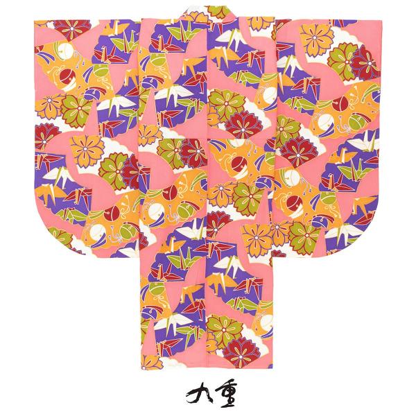 二尺袖着物 ブランド 京都 九重 ピンク 桜 織り鶴 鈴 花 小振袖 袴用 卒業式 謝恩会 結婚式 販売 仕立て上がり 日本製 SOUBIEN（創美苑） 二尺袖着物 ブランド 京都 九重 ピンク 桜 織り鶴
