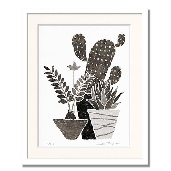 絵画 モノクロ インテリア 壁掛け 版画 アート おしゃれ ギフト 絵画 ザミアとサボテンとハオルシア 藤谷壮仁郎 Soujirou Art Mp 001 8 Soujirou Art 通販 Yahoo ショッピング