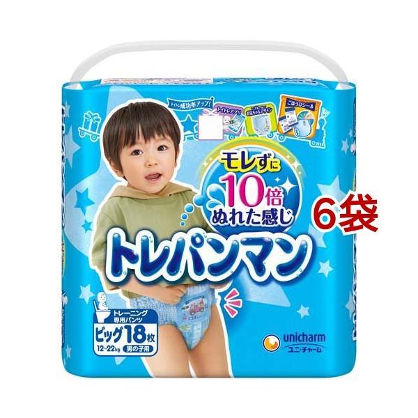 トレパンマン ビッグ 12 22kg 男の子用 トイレトレーニング ビッグサイズ 18枚入 6コセット トレパンマン おむつ トイレ ケアグッズ オムツ 爽快ドラッグ 通販 Yahoo ショッピング