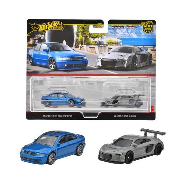ホットウィール プレミアム アウディ S4 クワトロ ／ R8 LMS JDY82 ( 1