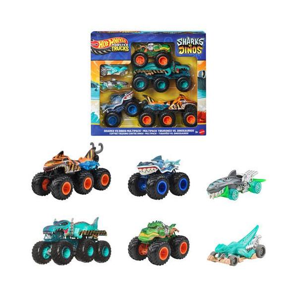 企画品)ホットウィール モンスタートラック シャークvs.ダイノ