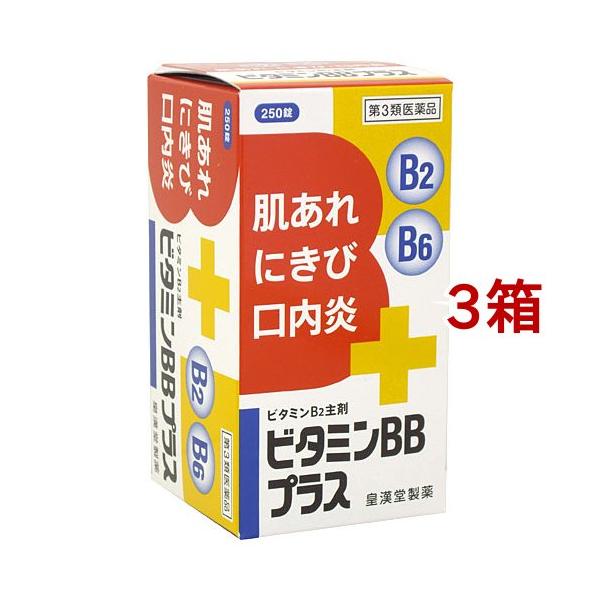 第3類医薬品 ビタミンbbプラス クニヒロ 250錠 3コセット