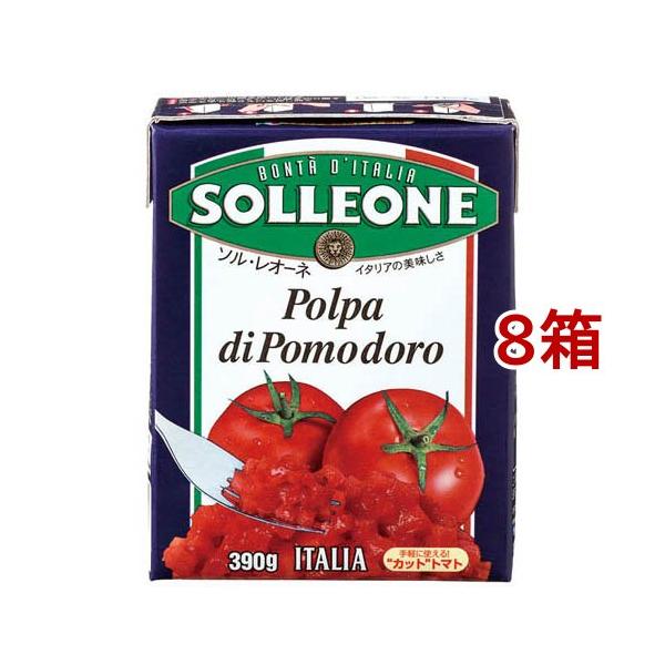 SOLLEONE ソル・レオーネ ダイストマト 紙パック 390g ×1ケース / 16個 ソルレオーネ トマトピューレ のし・ギフト対応不可