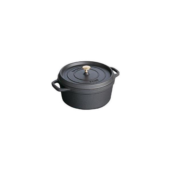 ストウブ ピコ ココット ラウンド 20cm 40509-487 [ブラック ストウブ ピコ ココット ラウンド 20cm 40509-487 [ブラック