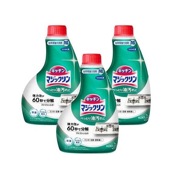 マジックリン キッチン用洗剤 ハンディスプレー 付け替え 400ml 3個セット マジックリン 爽快ドラッグ 通販 Yahoo ショッピング