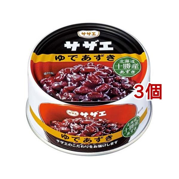 ゆであずき サザエ ゆであずき ( 190g*3コセット ) 缶詰 : 爽快ドラッグ - 通販