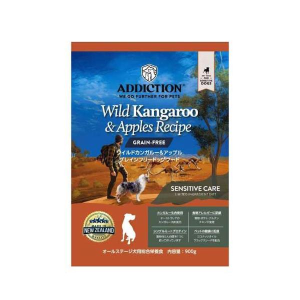 Y.K アディクション ワイルドカンガルー&アップル グレインフリードッグフード relish_4512250211595