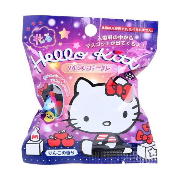 ハローキティ 光るバスボール りんごの香り ( 75g ) : 爽快ドラッグ