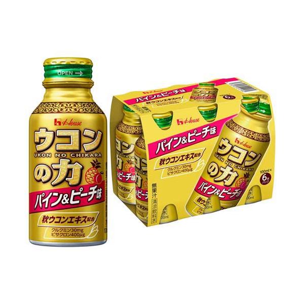 ウコンの力 パイン&ピーチ味 ( 100ml*6本入 )/ : 爽快ドラッグ - 通販