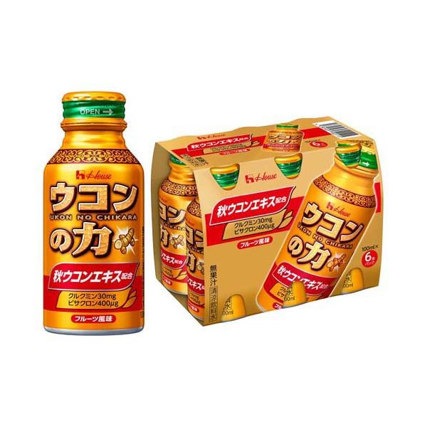 ウコンの力 ドリンク ( 100ml×6本入 )/ ハウス クルクミン 秋 ウコンの力 ドリンク ( 100ml×6本入 )/ ハウス クルクミン 秋