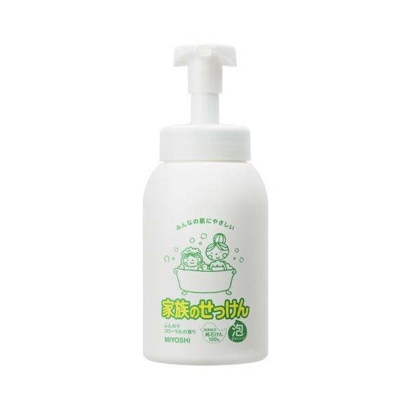 ミヨシ石鹸 家族のせっけん 泡ボディソープ ( 600ml )/ : 爽快 ミヨシ石鹸 家族のせっけん 泡ボディソープ ( 600ml )/ : 爽快
