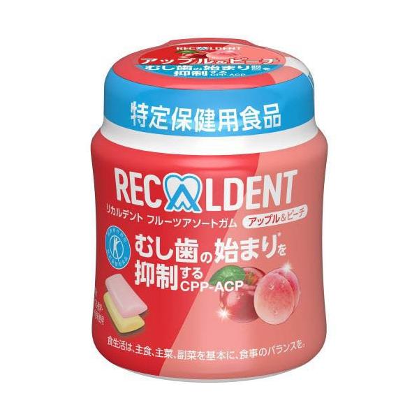 リカルデント　フルーツアソートガム　アップル＆ピーチ soukai_4547894200087