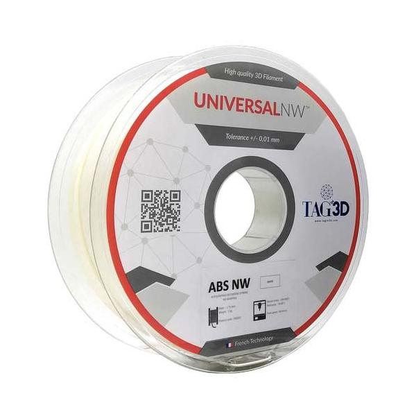 TAGin3D 3Dプリンター用フィラメント ユニバーサルNwABSフィラメント ABS NW-1.75WT ( 1個 )