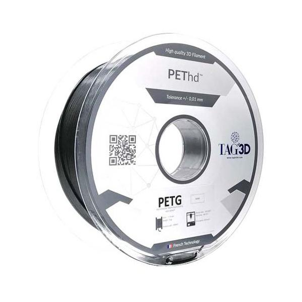 TAGin3D 3Dプリンター用フィラメント HD PETフィラメント PET HD-1.75BK ブラック ( 1個 )