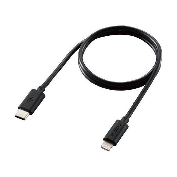 �G���R�� iphone �[�d �P�[�u�� 50cm �^�C�vC ���C�g�j���O �}���[�d MPA-CL05BK ( 1�{ )/ �G���R��(ELECOM)