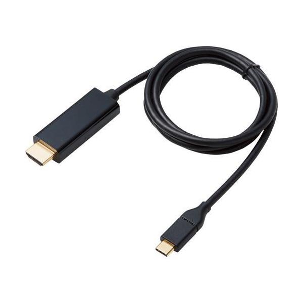 GR ϊP[u Type-C-HDMI 1.0m ubN CAC-CHDMI10BK ( 1 )