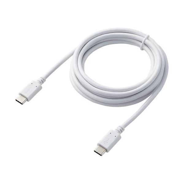 �G���R�� USB Type-C �P�[�u�� ���}���[�d 2.0m �X�}�z PC �z���C�g MPA-CC20PNWH ( 1�� )