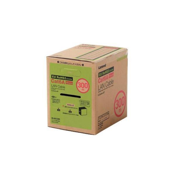 �G���R�� LAN�P�[�u�� 300m ���� �P�� CAT6A�Ή� �z���C�g LD-GPAL�^WH300RS ( 1�{ )/ �G���R��(ELECOM)