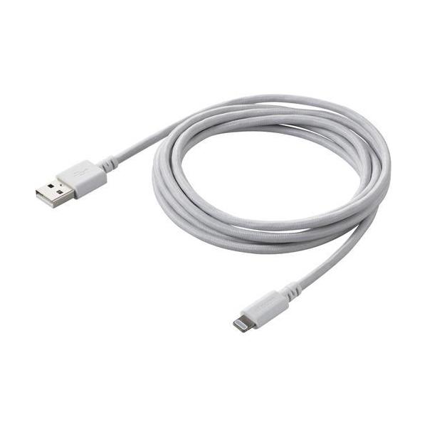 GR LightningP[u iPhone Fؕi [d ϋv 2.0m zCg MPA-FUALS20WH ( 1 )/ GR(ELECOM)