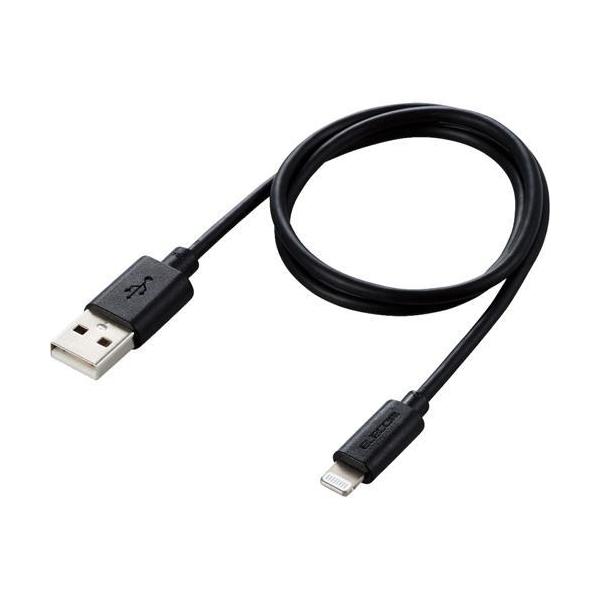 �G���R�� iPhone ���C�g�j���O�P�[�u�� 50cm iPod �[�d �u���b�N MPA-UAL05BK ( 1�� )