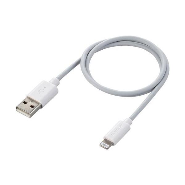 �G���R�� iPhone ���C�g�j���O�P�[�u�� 50cm iPod �[�d �z���C�g MPA-UAL05WH ( 1�� )
