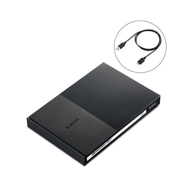 HDD Ot |[^u ԑg^ USB3.2 Gen1 ubN 1TB ELP-GTV010UBK ( 1 )