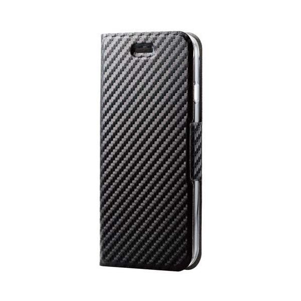 �G���R�� iPhone SE ��3�^��2����p �P�[�X �J�[�{���� �u���b�N PM-A22SPLFUCB ( 1�� )/ �G���R��(ELECOM)