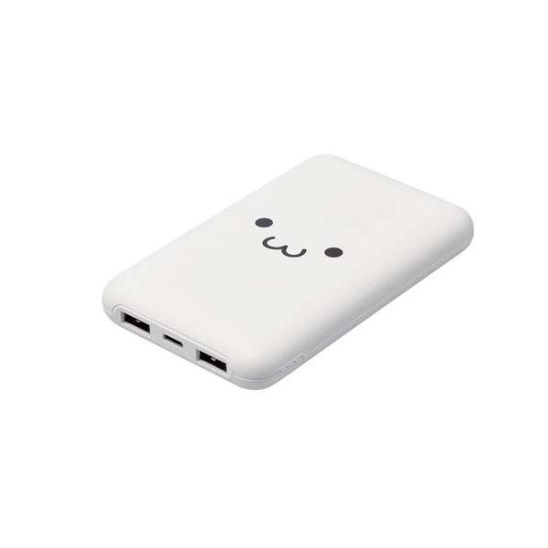 エレコム モバイルバッテリー 10000mAh 薄型 大容量 高速充電 急速充電 国内メーカー コンパクト 充電器 パワーデリバリー しろちゃん EC-C11WF