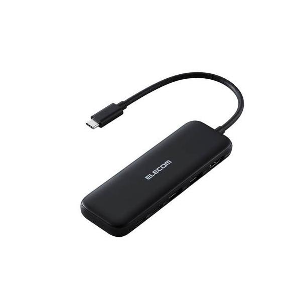エレコム ドッキングステーション タイプc USBハブ USB拡張 高速 Macbook Windows テレワーク 5in1 USB Power Delivery対応 ブラック DST-W01
