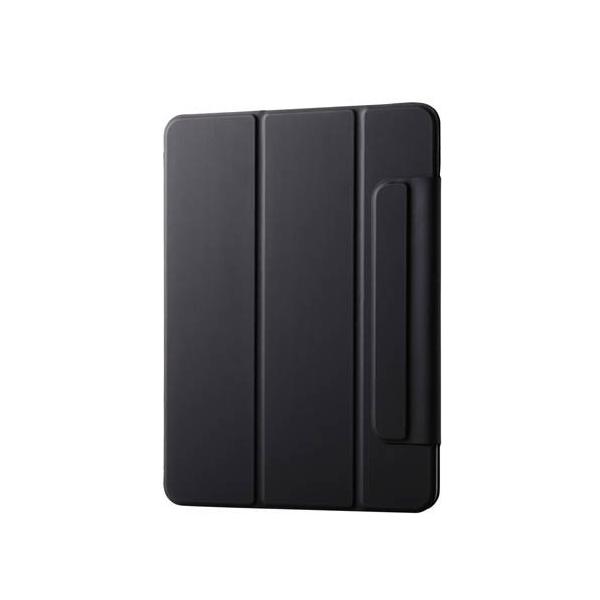 他サイト： エレコム 11インチ iPad Air (M2)ケース レザー 本体マグネット装着 手帳型 ブラック ( 1個 )の商品画像