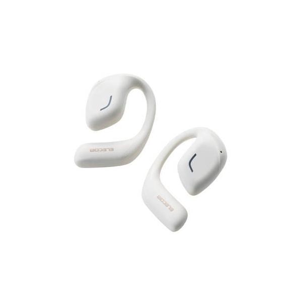 ②エレコム オープンイヤー型 ワイヤレス Bluetooth イヤホン ホワイト soukai_4549550349932