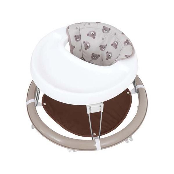 ベビーシンプルウォーカー くま ストップマット付き/セーフティグッズ/ブランド：永和(EIWA)/( ベビー歩行器 ストップマット付き 折りたたみ機能 )/【発売元、製造元、輸入元又は販売元】永和/【ベビーシンプルウォーカー くま ストップ...