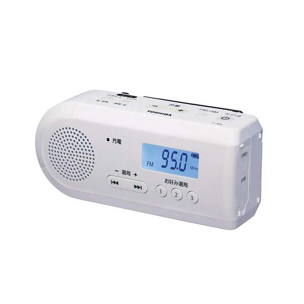 東芝 手回し充電ラジオ TY-JKR6(W) ( 1台 )/ 東芝(TOSHIBA) : 爽快