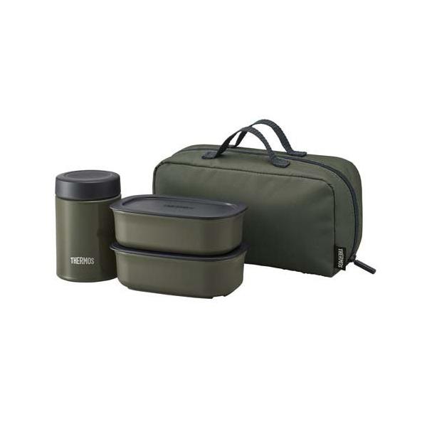 他サイト： サーモス 真空断熱スープランチセット カーキ JEA-801 KKI ( 1セット )/ サーモス(THERMOS)の商品画像