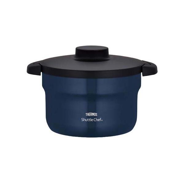サーモス IH対応 真空保温調理器シャトルシェフ ネイビー KBJ