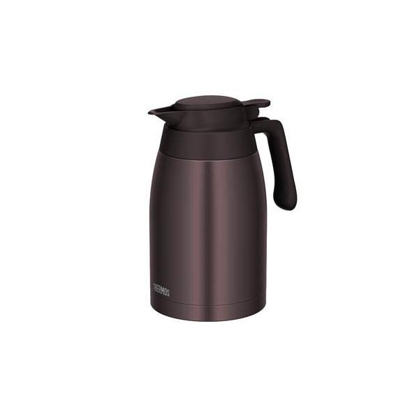 サーモス 食洗機対応 ステンレスポット 1.5L ブラウン TTG-1500 BW ( 1