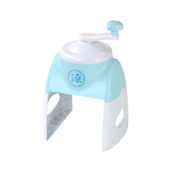 リバティーコーポレーション 手動式かき氷器 シャリッとタイプ ブルー