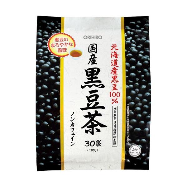 ◆オリヒロ 国産 黒豆茶100％ ノンカフェイン 6g×30包