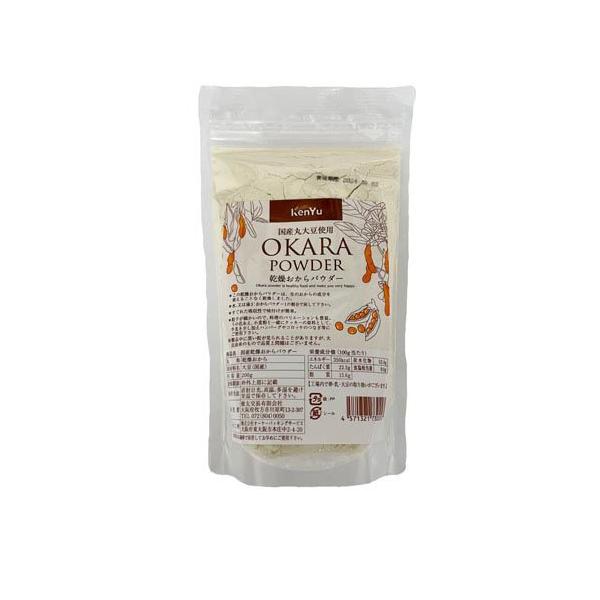 国産丸大豆使用 乾燥おからパウダー ( 200g )/ 健友交易 : 爽快