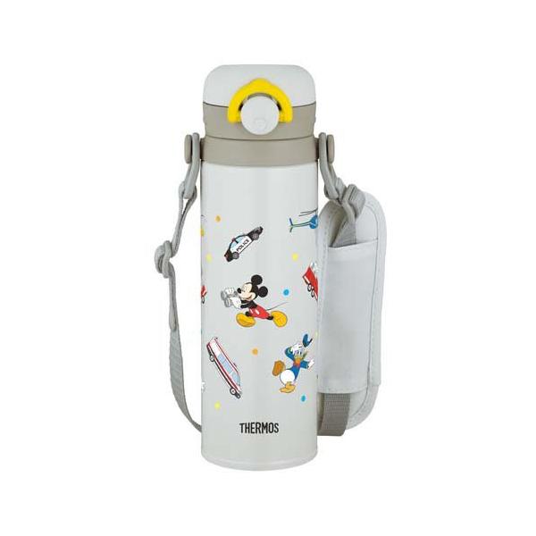 サーモス 真空断熱キッズケータイマグ 500ml ミッキー ライトグレー