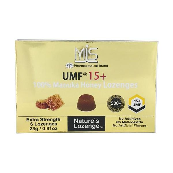 マヌカハニー UMF15+ ロゼンジ 6箱セット Amazon | MIS マヌカハニーUMF15+ ロゼンジ(のど飴) 6粒 | SMI