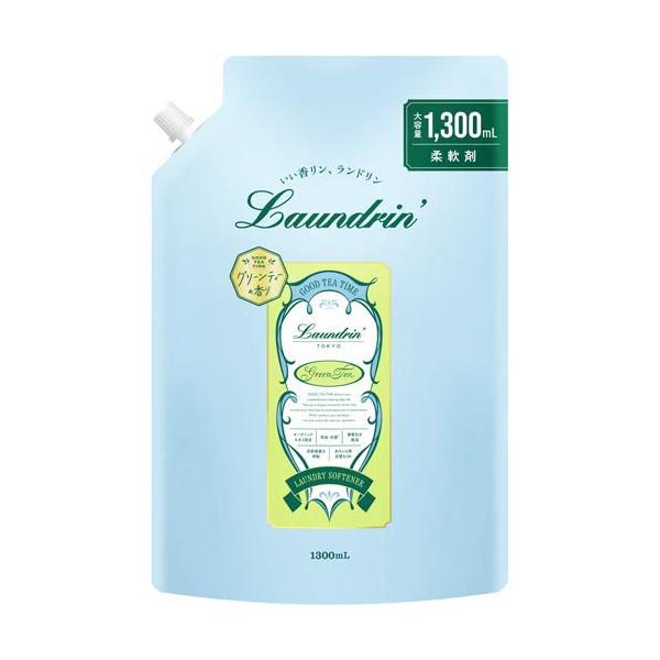 ランドリン 柔軟剤 グリーンティーの香り 詰め替え大容量 ( 1300ml