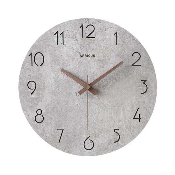 アプリクス ウォールクロック ロックストーン アッシュ ( 1個