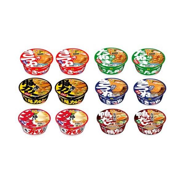 マルちゃん 和風カップ麺 カラフル6種12食アソート(西) ( 1セット