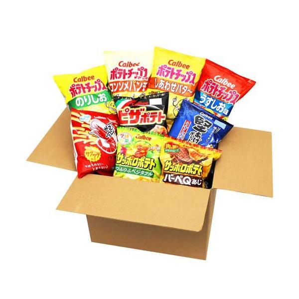 企画品)カルビー人気スナック9種×3袋アソートセット ( 27袋(9種×3袋