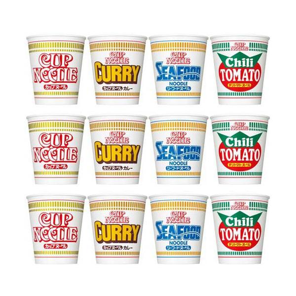 (企画品)日清食品 カップヌードル 4種×各3食 詰め合わせ アソートセット ( 12食入 )/ カップヌードル