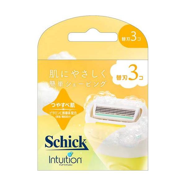 直感　Intuition 4枚セット　美品 シック イントゥイション つや肌 替刃 ( 3個入 )/ : 爽快ドラッグ