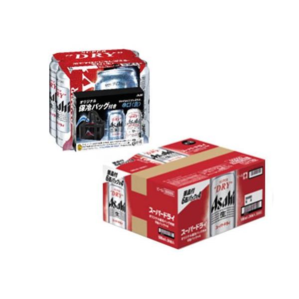 企画品)アサヒ スーパードライ 缶 保冷バッグ内封 ( 500ml×24本